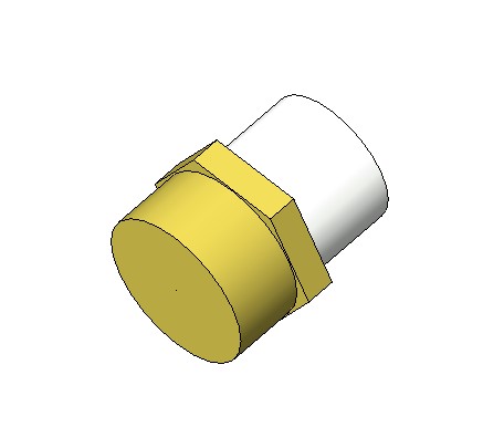 Штуцер с наружной резьбой Латунь